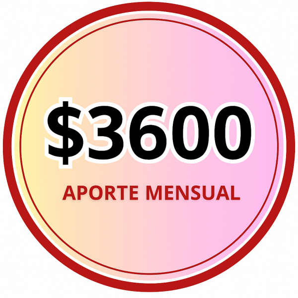 Suscripción Mensual $3600