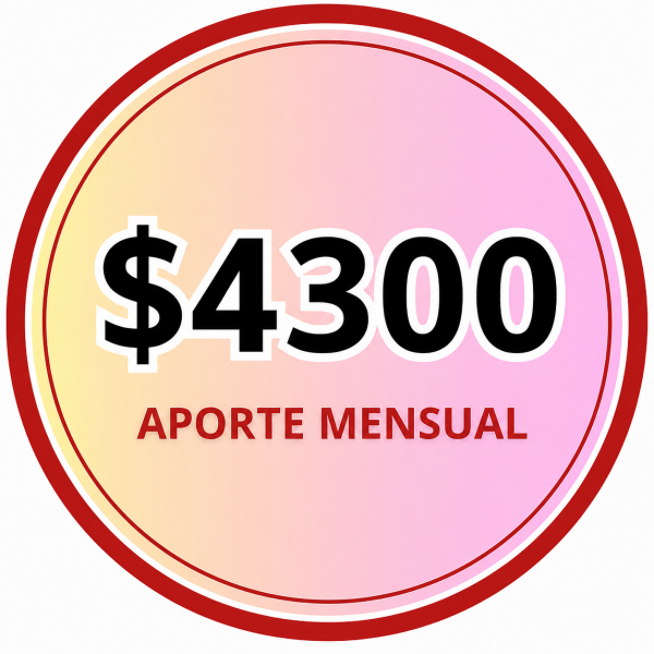 Suscripción Mensual $4300