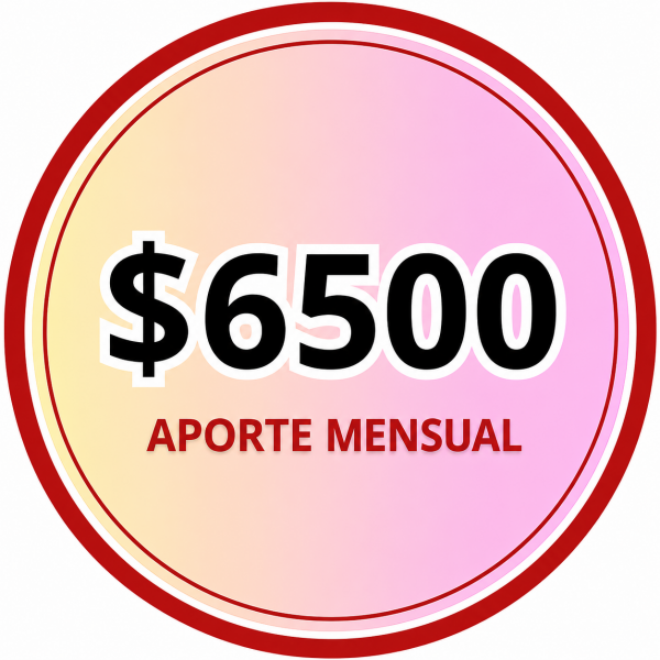 Suscripción Mensual $6500