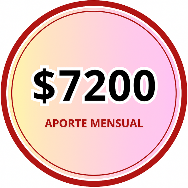 Suscripción Mensual $7200